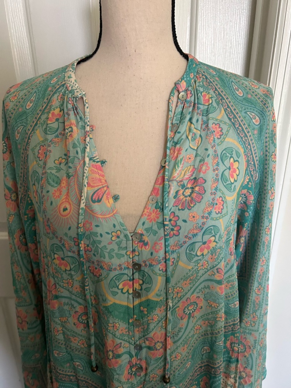 Spell & The Gypsy Collective Farrah Half Moon Gown and/or Maxi Duster Dress - Picture 5 of 12